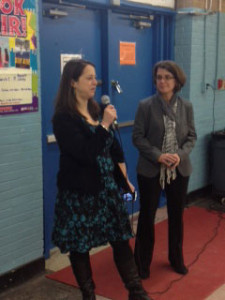 Principal Auerbach with Alex Ashbrook of DC Hunger Solutions